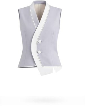 Lumina Eligma Supplant Side Collar Vest - White