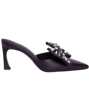 Selena Selena The Vixen Bow Mule - Black
