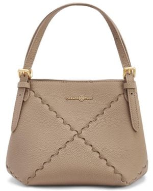 Orange Cube Dusk Mosaic Mini Tote - White
