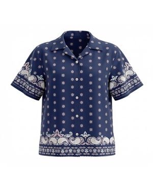 Nooki Design Arizona Paisley Print Shirt - Blue