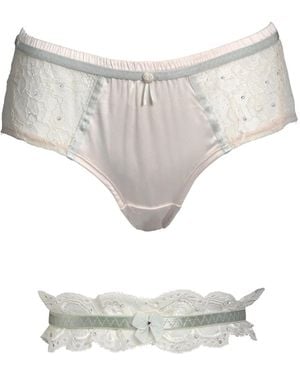 Tallulah Love Neutrals Swarovski Bridal Set - White