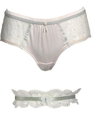 Tallulah Love Neutrals Swarovski Bridal Set - White