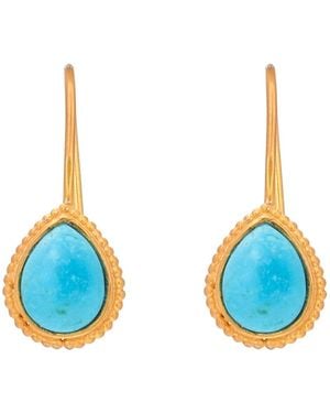 Opium Jewels Teardrop Earrings - Blue