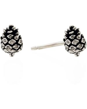 Lee Renee Baby Pine Cone Earrings - Multicolour