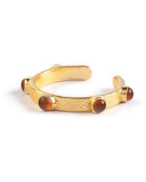 Goddess Charms Sacral Chakra Ring - Metallic