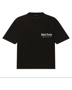 SAINT PERRY Monte Carlo Tee - Black