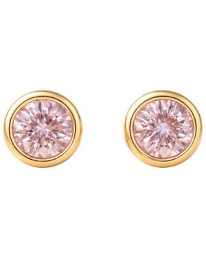 Lily Flo Jewellery Aurora Sapphire Stud Earrings - Pink