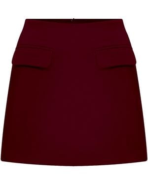 NAZLI CEREN Marde Skirt - Red