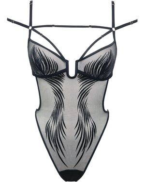 MONIQUE MORIN LINGERIE Ether Bodysuit - Grey