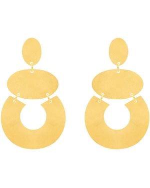 Marcia Moran Juna Earrings - Metallic