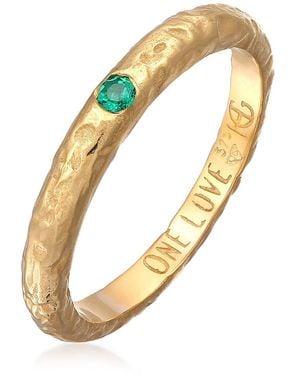 Haze & Glory One Love Solid Ring - Metallic