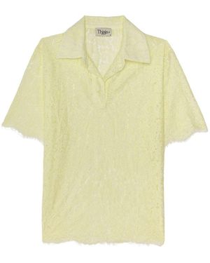 Thisisu Collection Isla Beachwear Lace Top - Yellow