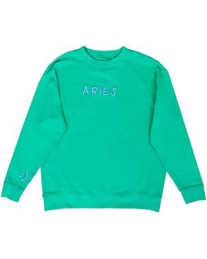 Quillattire Mint 'Aries' Organic Cotton Sweatshirt - Green