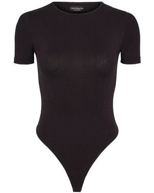 OW Collection Rosa Basic Bodysuit - Black