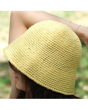 Springmoonatelier Lemon Bucket Hat - Yellow