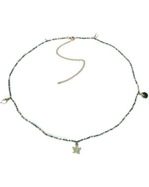 Milchee Tummy Glass Bead With Seacharms - Metallic