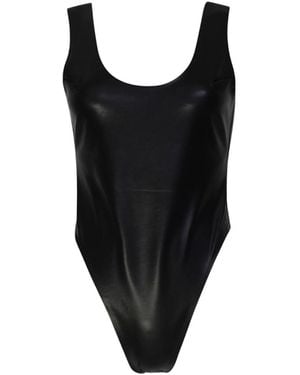Circular Path Amanda Tank Swimsuit - Black