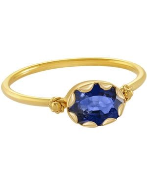 Emma Chapman Jewels Sapphire Stacking Ring - Blue