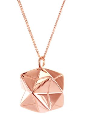 Origami Jewellery Magic Ball Necklace Rose - Multicolour