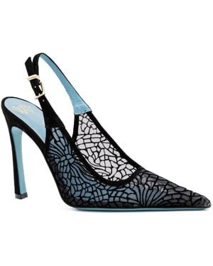 Valentina Rangoni Rugiada Sling Heel - Blue