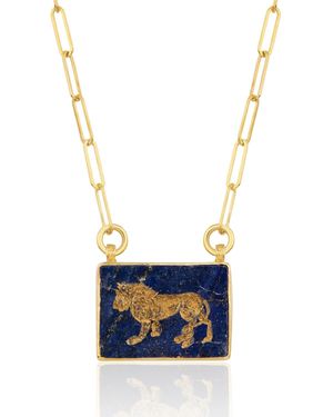 Ece London The Aslan Ii Necklace - Blue