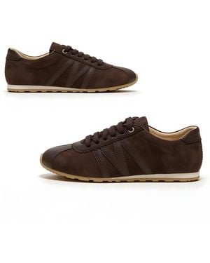 By Virgo Arden Handcrafted Leather Trainer - Brown
