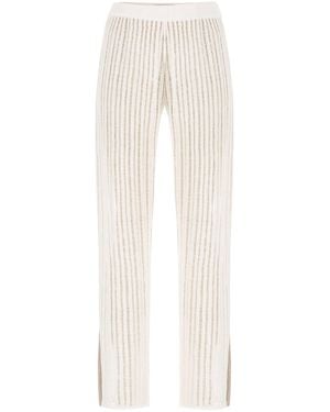 SALANIDA Sole Linen Beach Trousers - White