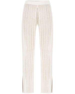 SALANIDA Sole Linen Beach Trousers - White