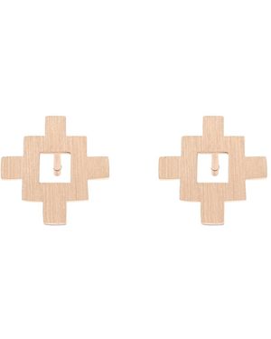 Sheida Farrokhi Rose Minimal Flower Earrings - Pink
