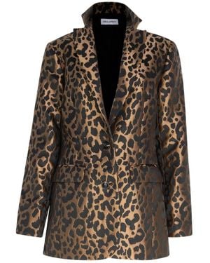 Circular Path Donna Blazer - Brown