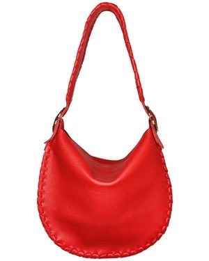 Ruj Heritage Hobo Bag Rosso Tomato - Red