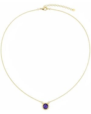 By Virgo Amethysta Necklace - Metallic