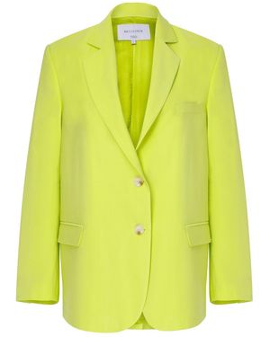 NAZLI CEREN Boxy Oversized Jacket - Yellow