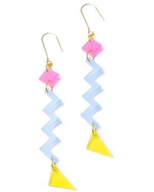 By Chavelli Geometric Zig Zag - Yellow