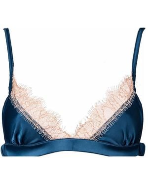 Noblesse Oblige Luna Bralette Petrol - Blue