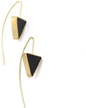 Lala Salama Sura Earrings - White