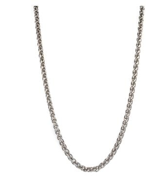 Ebru Jewelry Powerlink Stainless Steel Style Chain Necklace - Metallic