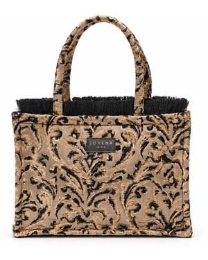 Sorena Neutrals Arabella Medium Tote Bag - Brown