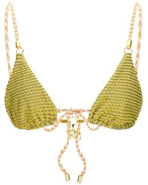 Akosha Swimwear Triangle Top Muses - Yellow
