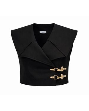 Ma Mulier Hook Crop - Black
