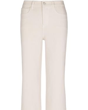 Commando Do It All Denim High-Rise Cropped Wide Leg - Natural