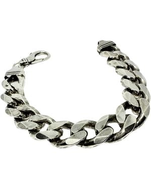 Tg-Jewellery by Tamara Gervasio Solid Heavy Curb Chain Bracelet - Metallic