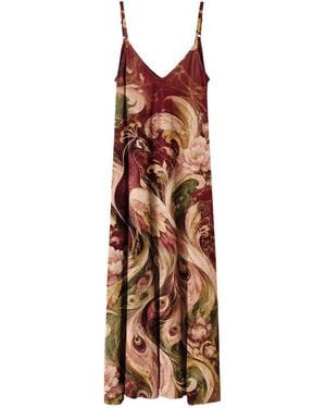 Aloha From Deer Majestic Plum Maxi Dress - Brown
