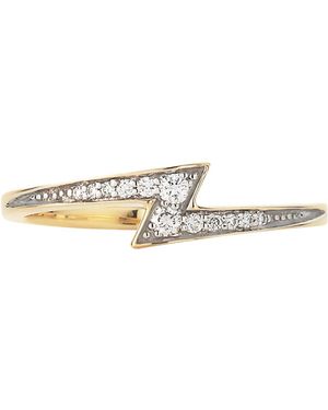 Zoe & Morgan Zap Diamond Ring - White