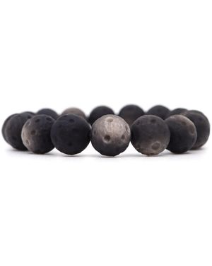 Shar Oke Obsidian Meteorite Bracelet - Grey