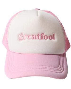 Greatfool The Gf Trucker Cap - Pink