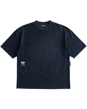 Achilles and the Tortoise Logo Tee Stone - Blue
