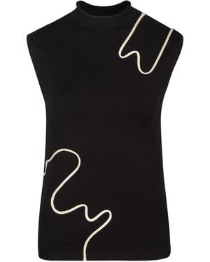 The Gt Atelier Classic Crew Neck Pullover Jumper - Black