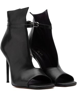 Ilvi Kerly Leather Heeled Boot - Black