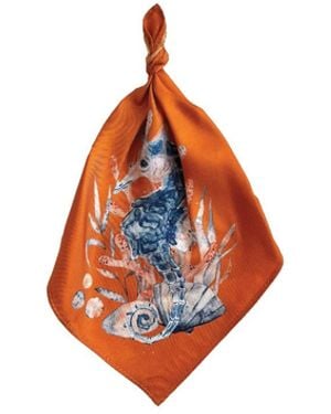 Suki Wang London Amber Seahorse Printed - Red